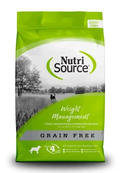 Nutrisource Grain Free Weight Management Dry Dog Food - 30 lb Bag