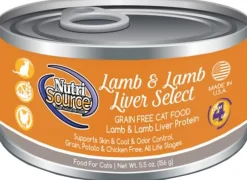 Nutrisource Grain-Free Lamb and Liver Canned Cat Food - 5 Oz - Case of 12
