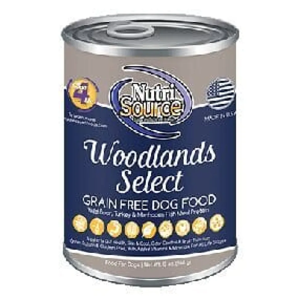 Nutrisource Grain-Free Woodlands Select Canned Dog Food - 13 oz - Case of 12