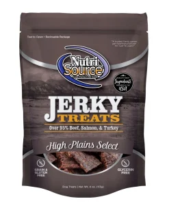Nutrisource High Plains Jerky Dog Treats - 4 oz