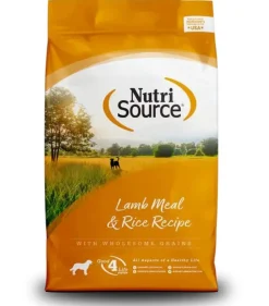 Nutrisource Lamb Meal and Brown Rice Formula Dry Dog Food - 26 Lbs