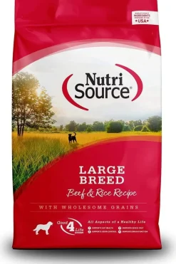 Nutrisource Large Breed Adult Beef & Rice Dry Dog Food - 30 lb Bag