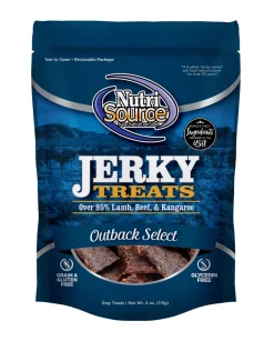 Nutrisource Outback Select Jerky Dog Treats - 4 oz