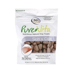 Nutrisource Pure Vita Skin & Coat Dog Treats - 6 oz