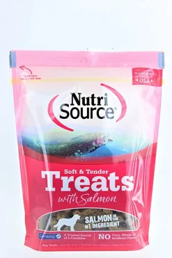 Nutrisource Soft & Tender Salmon Dog Treats - 14 oz