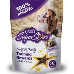 Nutrisource Superstar Bacon Training Dog Treats - 16 oz