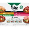 Nutro Cuts in Gravy 4 Flavor Trays Multi Pack Case Wet Dog Food - 12.5 oz - Case of 24