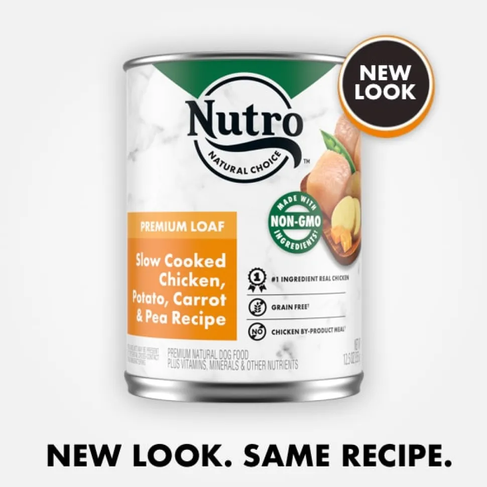 Nutro Kitchen Classics Slow Cooked Chicken, Potato, Carrot & Pea Canned Wet Dog Food - 12.5 oz - Case of 12