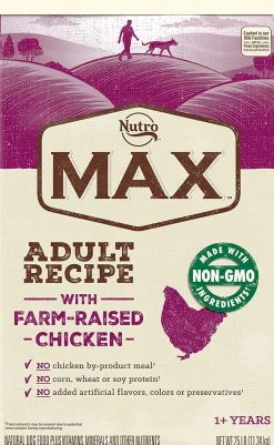 Nutro Max Adult Dry Dog Food - 25 Lbs