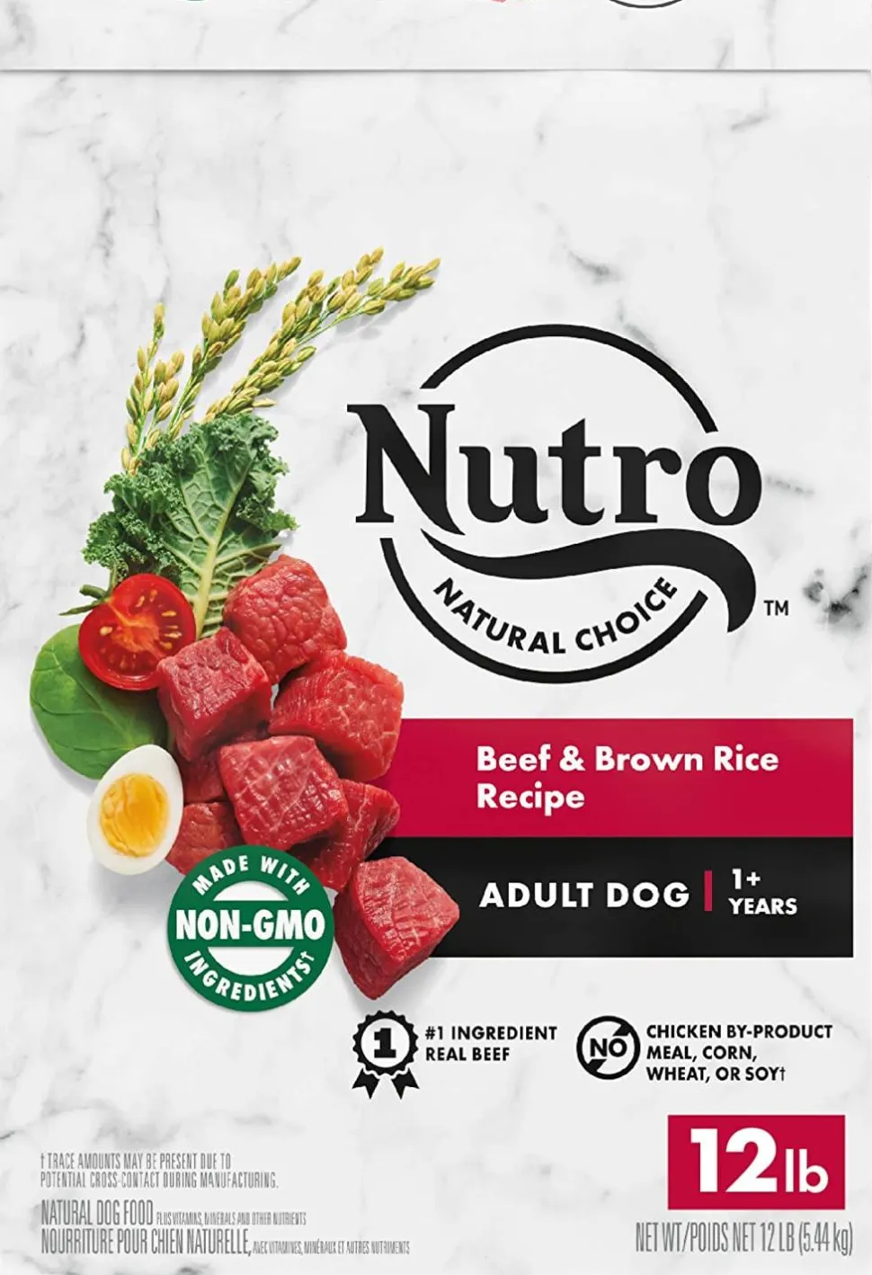Nutro Natural Choice Adult Beef & Brown Rice Dry Dog Food - 12 lb Bag