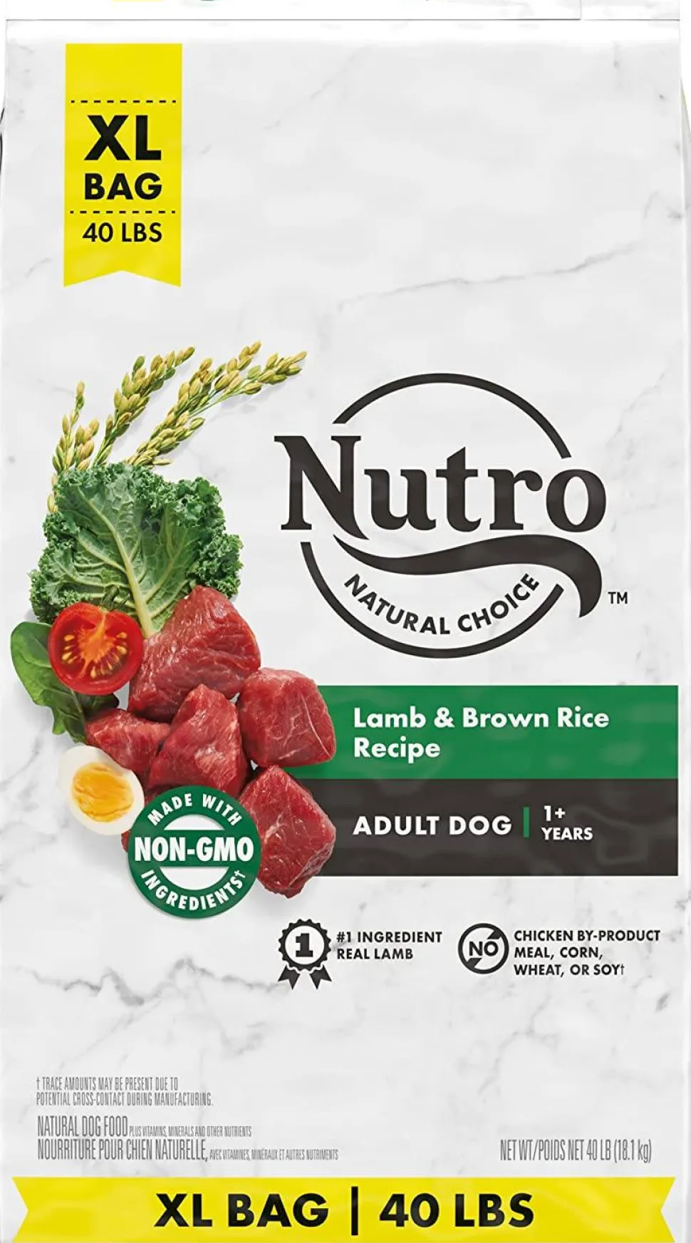 Nutro Natural Choice Adult Lamb & Rice Dry Dog Food - 40 lb Bag
