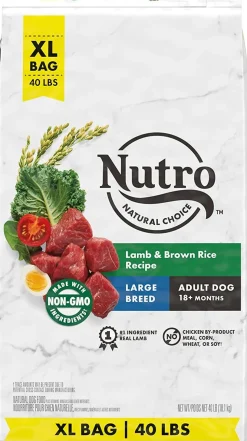 Nutro Natural Choice Large Breed Adult Lamb & Rice Dry Dog Food - 40 lb Bag