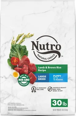 Nutro Natural Choice Large Breed Puppy Lamb & Rice Dry Dog Food - 30 lb Bag