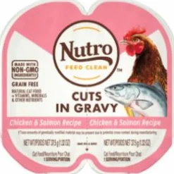 Nutro Perfect Portions Cuts in Gravy Chicken & Salmon Canned Cat Food - 2.65 oz - Case of 24