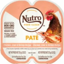 Nutro Perfect Portions Pate Chicken Liver & Shrimp Canned Cat Food - 2.65 oz - Case of 24