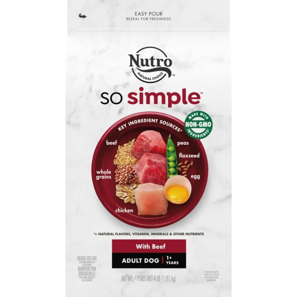 Nutro So Simple Beef Dry Dog Food - 4 lb Bag