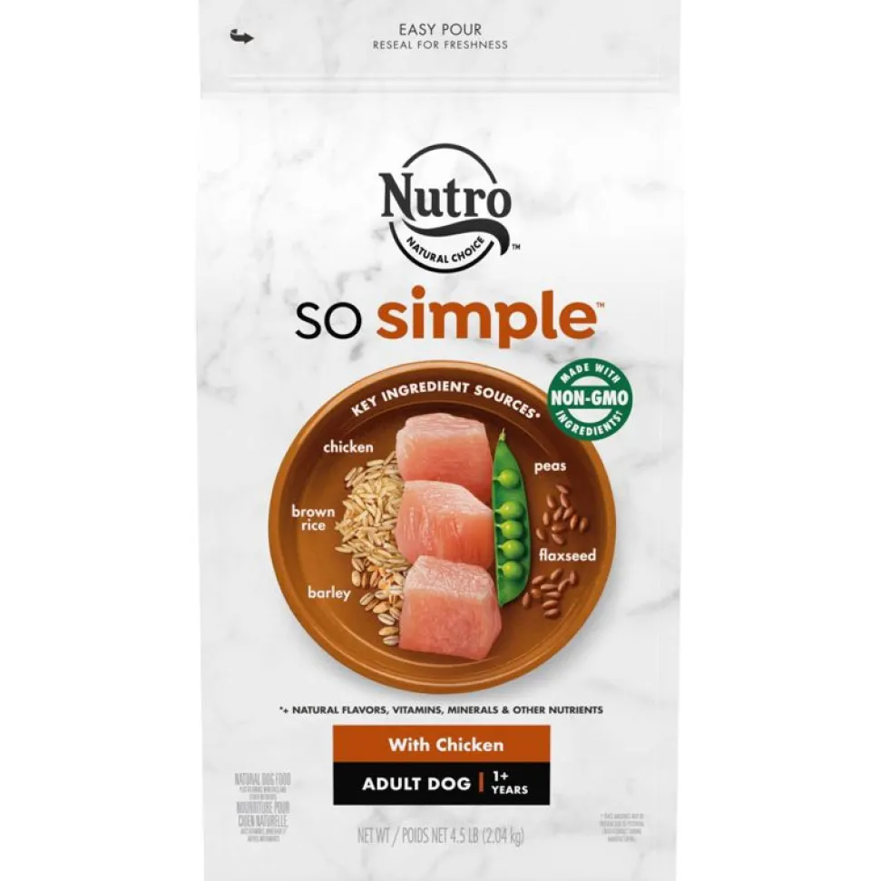 Nutro So Simple Chicken Dry Dog Food - 4.5 lb Bag
