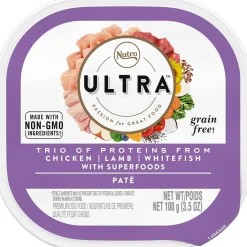 Nutro Ultra Chicken, Lamb & Salmon Adult Wet Dog Food Trays - 3.5 oz - Case of 24