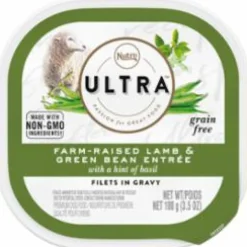 Nutro Ultra Grain-Free Cuts in Gravy Lamb Wet Dog Food Trays - 3.5 oz - Case of 24