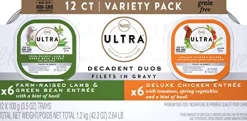 Nutro Ultra Grain-Free Lamb & Chicken Variety Pack Wet Dog Food Trays - 3.5 oz - 12 Count