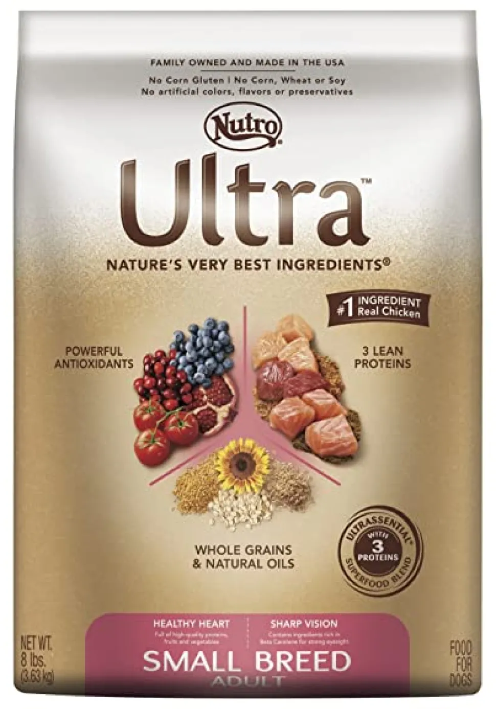 Nutro Ultra Small Breed Adult Dry Dog Food - 8 lb Bag