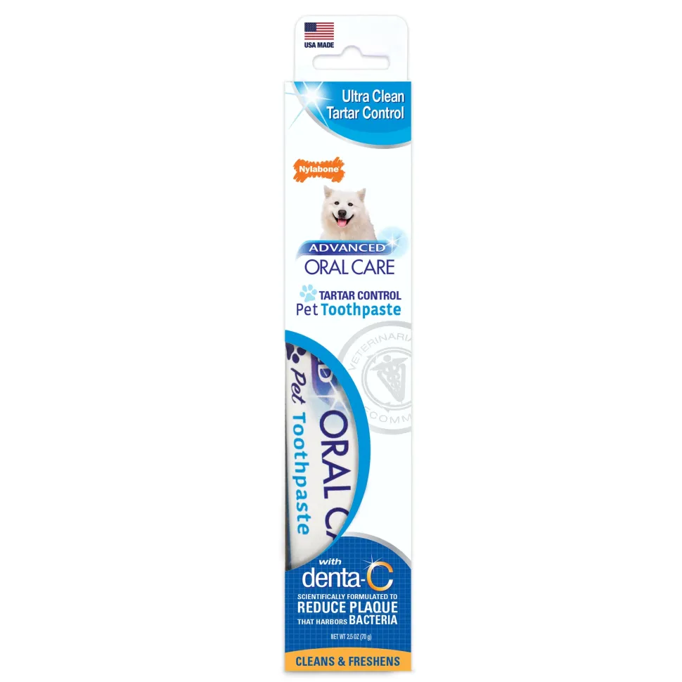 Nylabone Advanced Oral Care Tartar Control Dog Toothpaste Toothpaste Original - 2.5 Oz.
