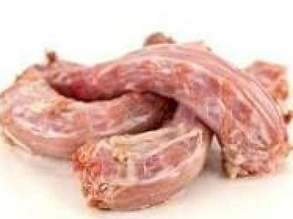 OC Raw Frozen Foods Chicken Necks Cat and Dog Supplements and Treats - 5 lb Bag