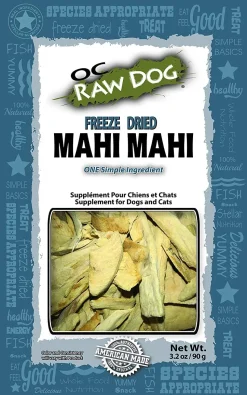 OC Raw Mahi Mahi Cat and Dog Supplemental Treats - 3.2 Oz Bag