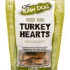 OC Raw Turkey Hearts Freeze-Dried Cat and Dog Supplemental Treats - 4 Oz Bag