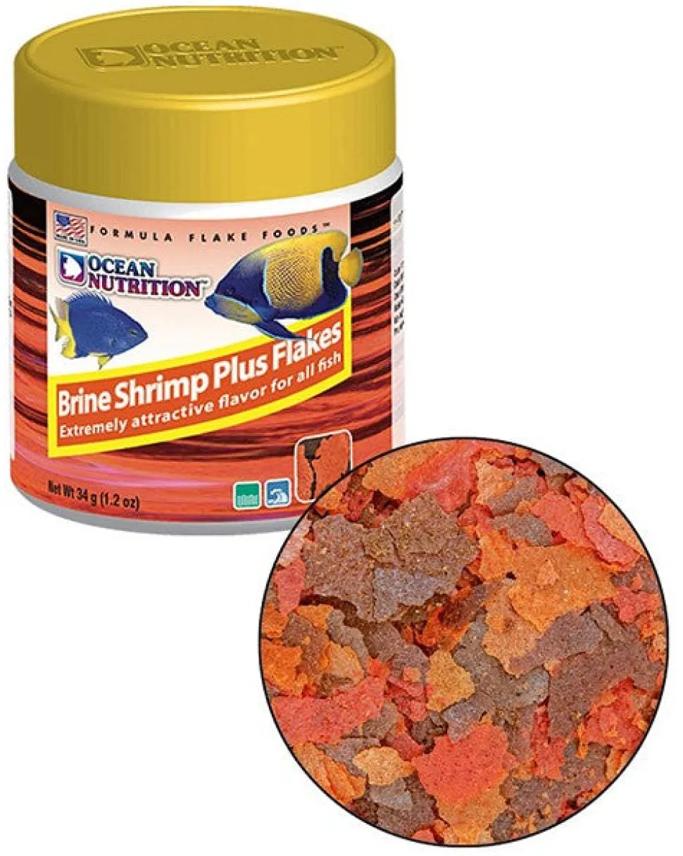 Ocean Nutrition Brine Shrimp Plus Flakes - 1.2 oz