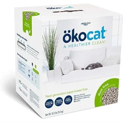 Okocat Dust Free Non-Clumping Paper Pellet Cat Litter - 12.3 Lbs