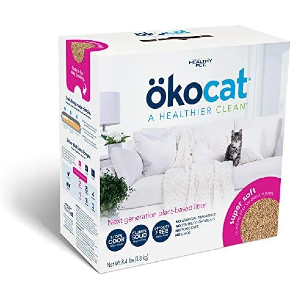 Okocat Super Soft Clumping Wood Cat Cat Litter - 8.4 Lbs