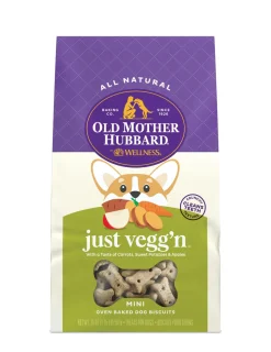 Old Mother Hubbard Crunchy Classic Natural Just VeggN Mini Biscuits Dog Treats