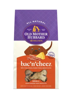 Old Mother Hubbard Crunchy Classic Natural BacNCheez Biscuits Dog Treats