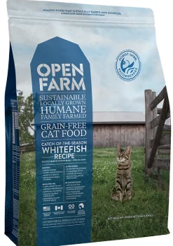 Open Farm Catch of Season Grain-Free Whitefish Recipe Dry Cat Food - 8 Lbs