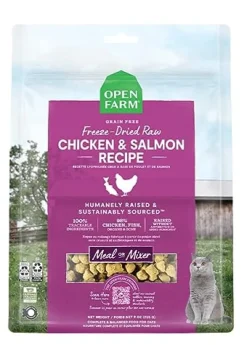 Open Farm Chicken and Salmon Freeze-Dried Raw Cat Food - 3.5 Oz