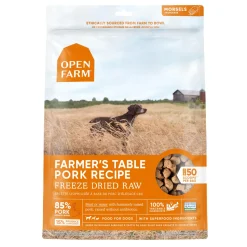 Open Farm Farmer's Table Pork Recipe Freeze-Dried Raw Dog Food - 22 Oz