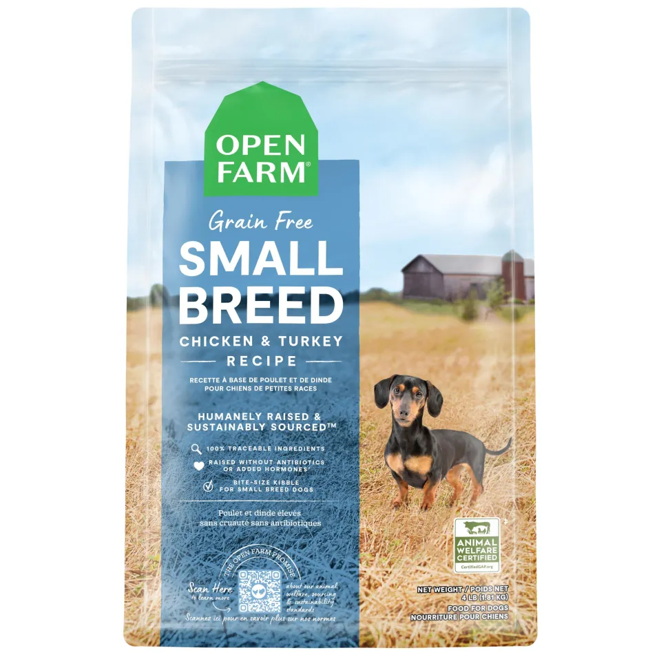 Open Farm Grain-Free Chicken and Turkey Small-Breed Dry Dog Food - 11 Lbs