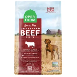 Open Farm Grain-Free Grass-Fed Beef Recipe Dry Dog Food - 11 Lbs