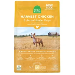 Open Farm Harvest Chicken and Ancient Grains Dry Dog Food - 22 Lbs