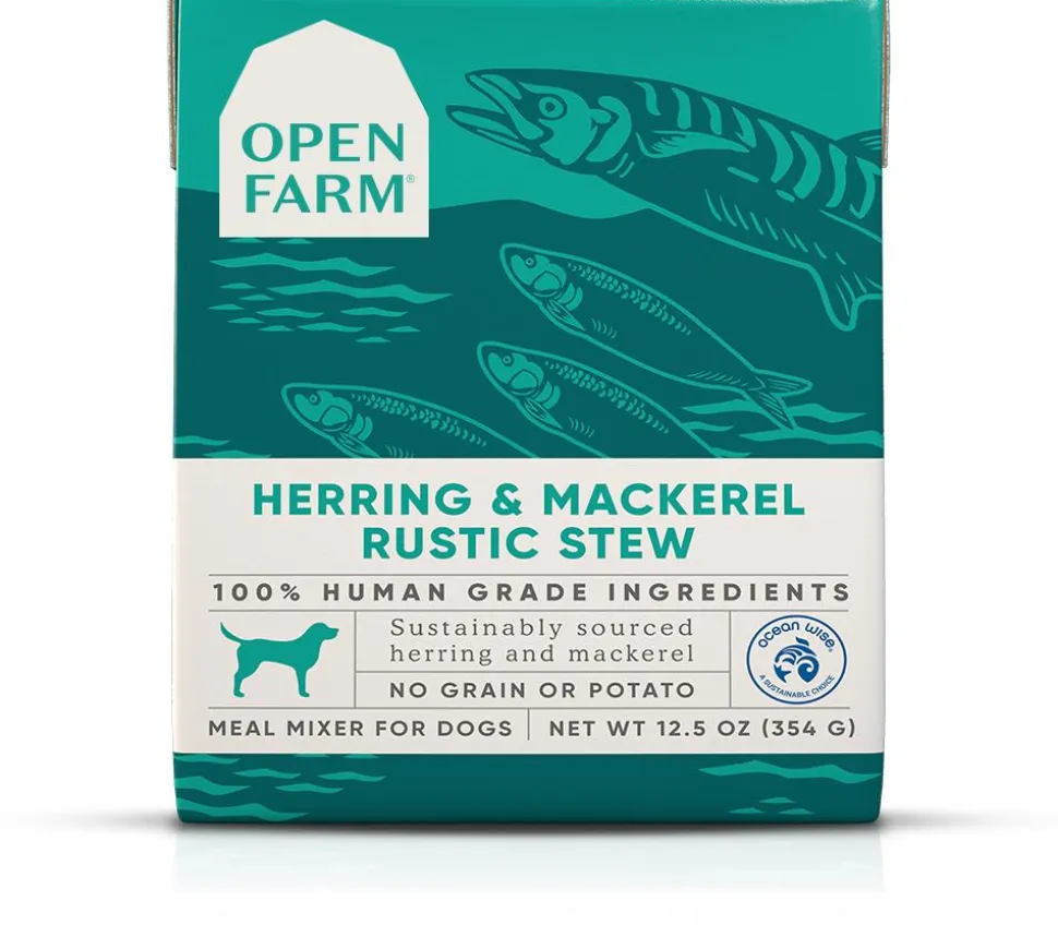Open Farm Rustic Stew Grain-Free Herring and Mackerel Wet Dog Food or Topper - 12.5 Oz - Case of 12