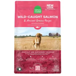 Open Farm Wild-Caught Salmon and Ancient Grains Dry Dog Food - 11 Lbs