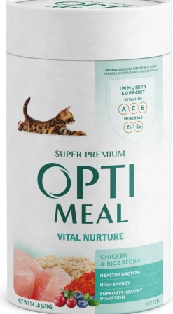 Optimeal Vital Nurture Kitten Chicken & Rice Recipe Dry Cat Food