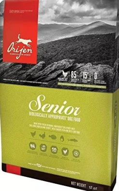 Orijen 'Kentucky Dogstar Chicken' Senior Dog Dry Dog Food - 12 oz (340 gr.) Trial Size Bag