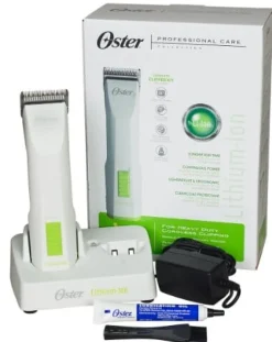 Oster Volt Lithium & Ion Cordless Pet Grooming Clipper Kit - White/Green