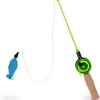 OurPets Go Fish Rod Interactive Cat Teaser and Plush Nylon Catnip Cat Toy