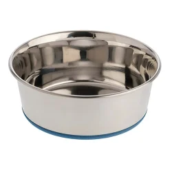 OurPets Premium Stainless Steel Dog Bowl - Silver - 1.25 qt