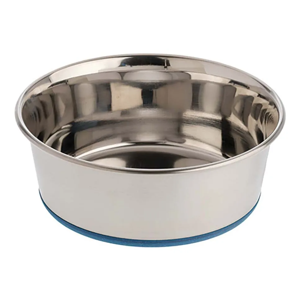 OurPets Premium Stainless Steel Dog Bowl - Silver - 1.25 qt
