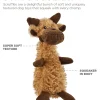 Outward Hound Charming Pet Scruffles Moose Squeaky Nylon and Plush Dog Toy - Large - 6" X 13" Inches