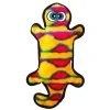 Outward Hound Invinceables No-Stuffing Durable Gecko Soft Squeak Dog Toy - Orange - Large